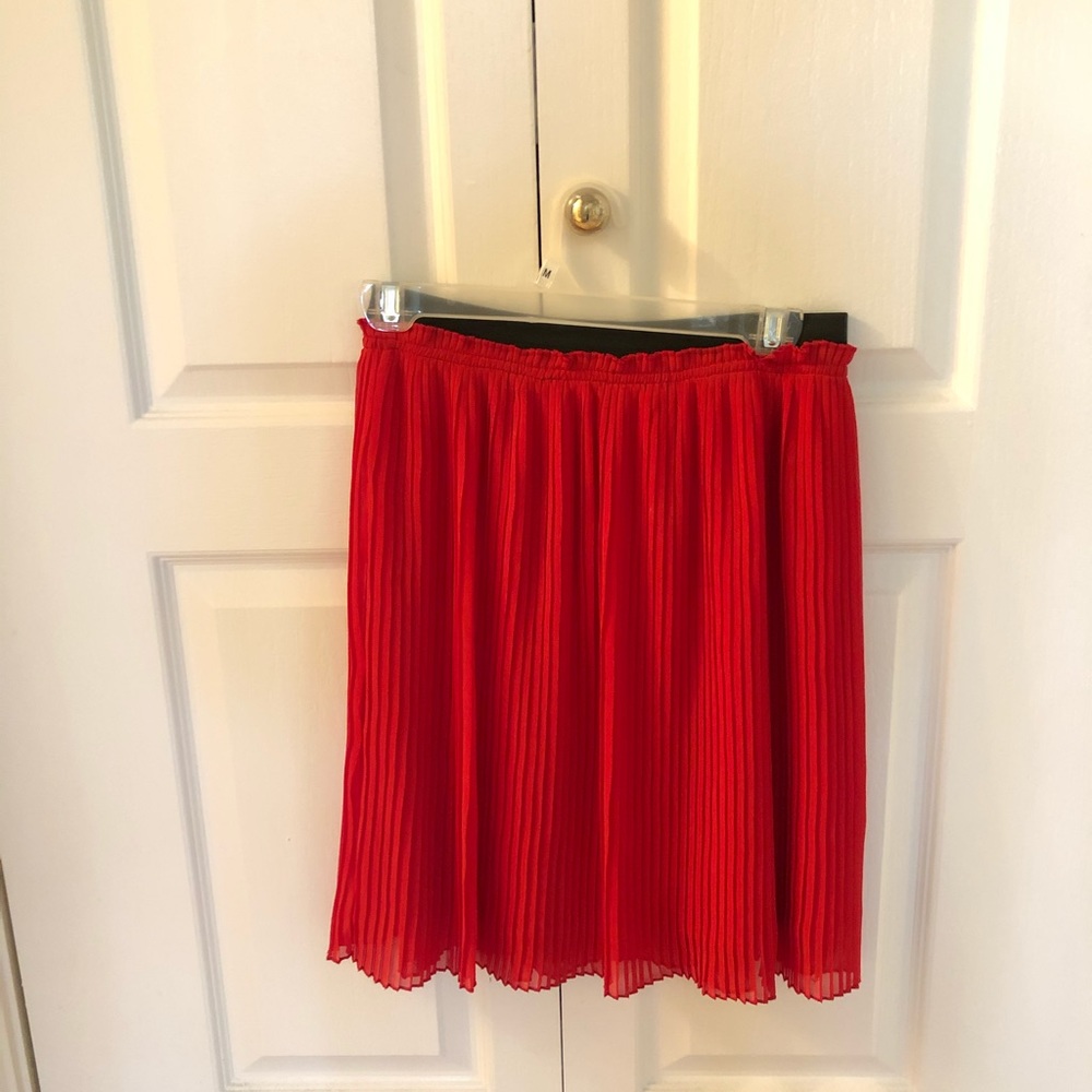Red skirt